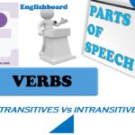 Verbs: transitive Vs intransitive.