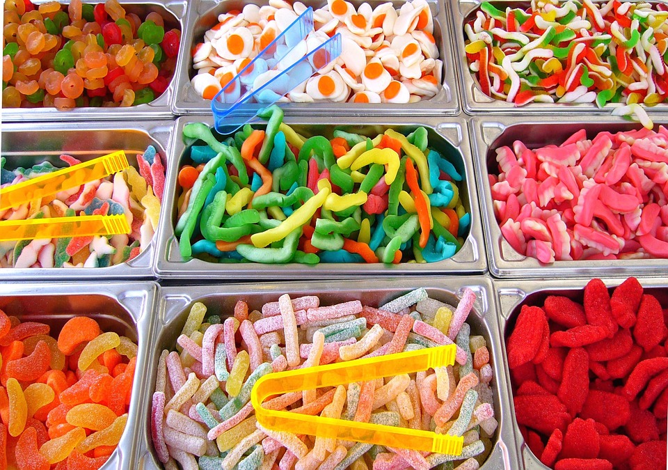 sucre : bonbons gélifiés