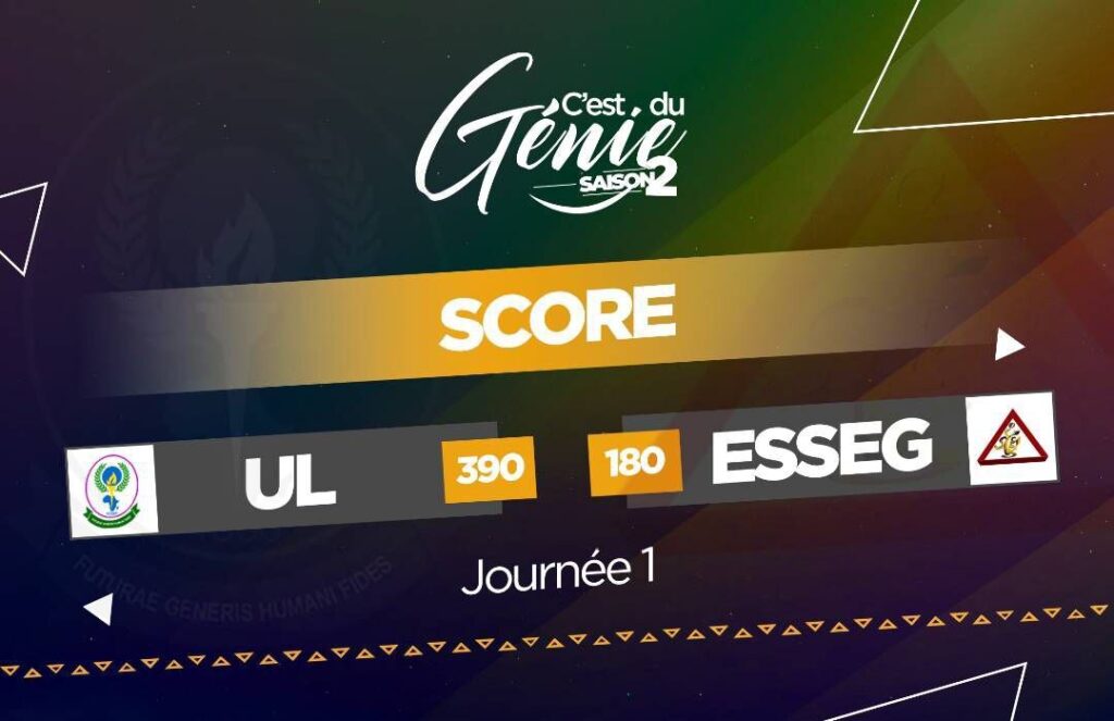 « C’est Du Génie » – Saison 2 : L’Université de Lomé et l’ESGIS arrachent leur première victoire