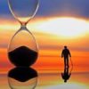 le vieil homme et le sablier